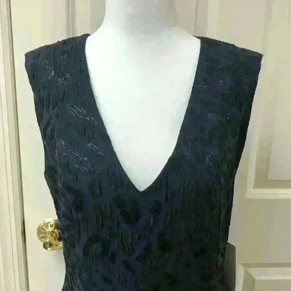 NWT BCBGMaxazria Hanneli Leopard-Jacquered Dress - Picture 9 of 12